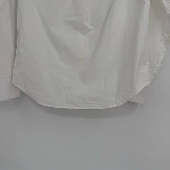 Faherty Shirt Women’s Size XS Top Cotton Button Up Collared White Long Sleeve - Picture 8 of 10